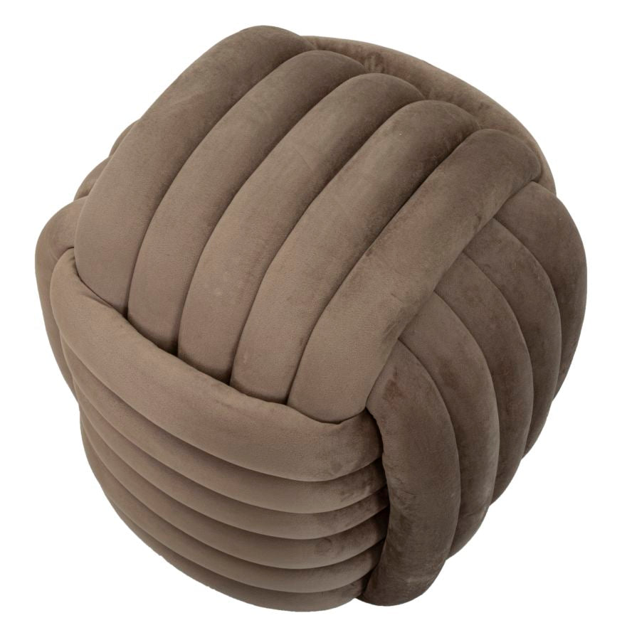 Poef Softy Grijs 45x45x45 cm