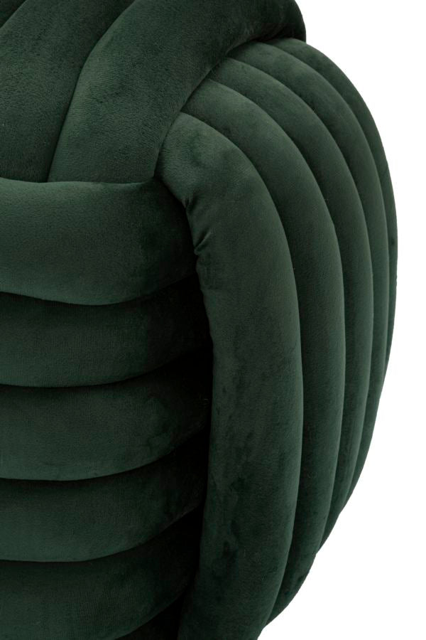 Pouf Softy Groen Glam 45x45x45 cm