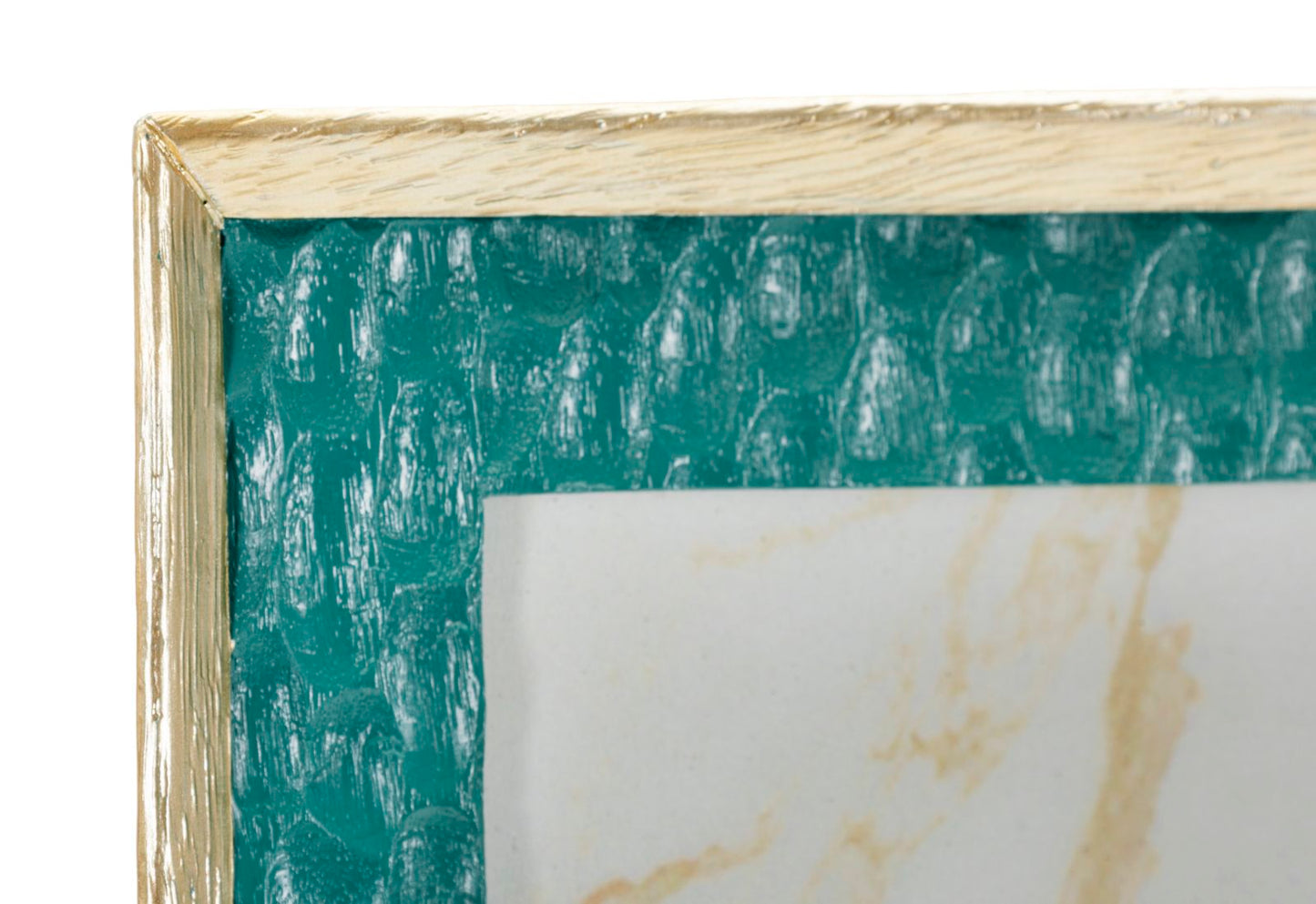 Fotolijst Grent Groen en Goud 30.3x35.3x2 cm