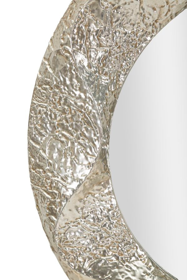 Argelux Ronde Spiegel Silver 104x104x7 cm