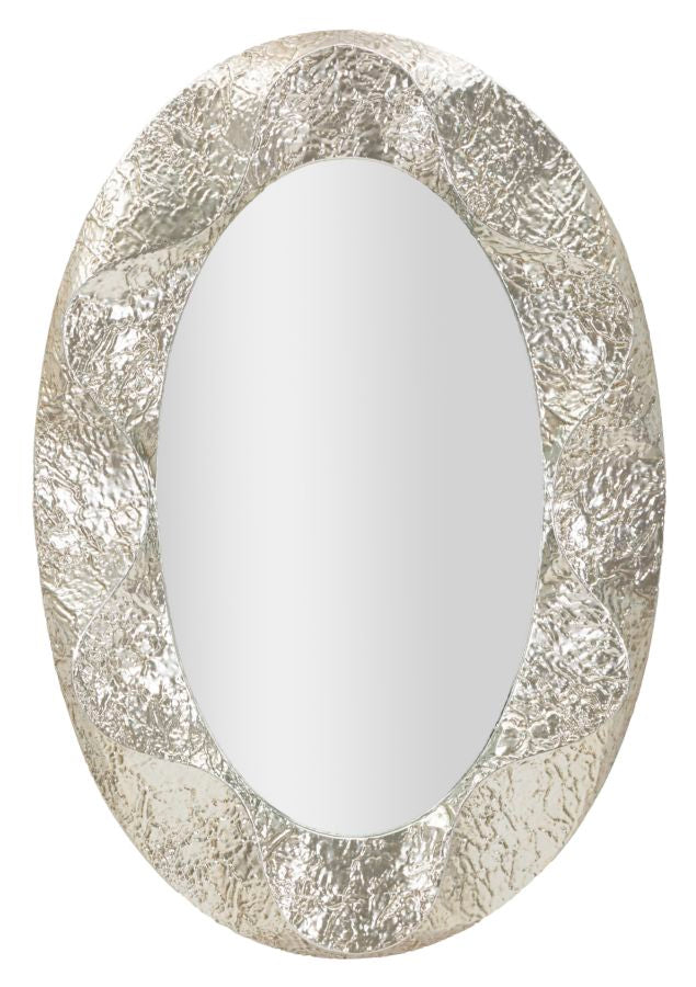 Argelux Ovale Spiegel Silver 128x87.5x6.5 cm