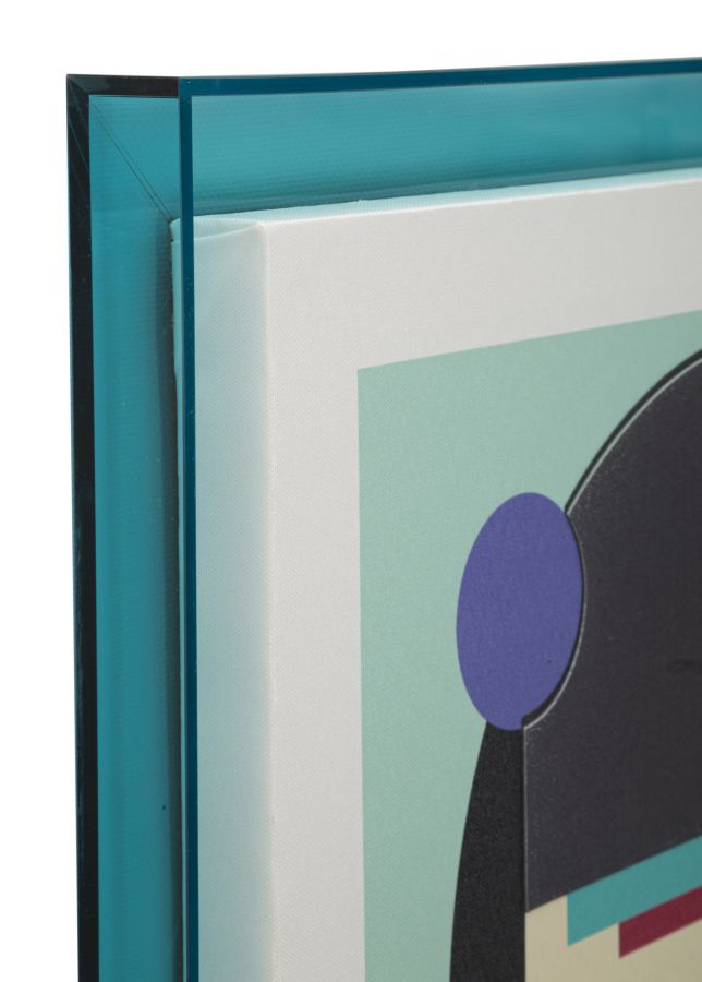 Picassy Canvas Print met Zwart Frame 70x50x3.3 cm