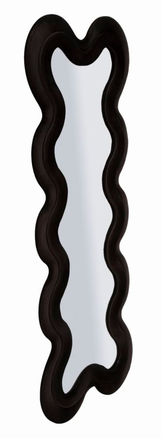 Monica Zwarte Wandspiegel 160x58x4 cm