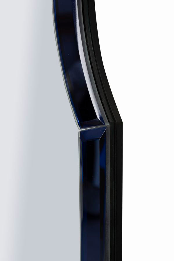 Tangier Blauwe Wandspiegel 80x47x1 cm