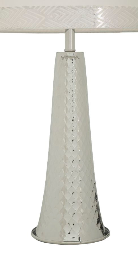Tower Tafellamp Zilver 54x30x30 cm