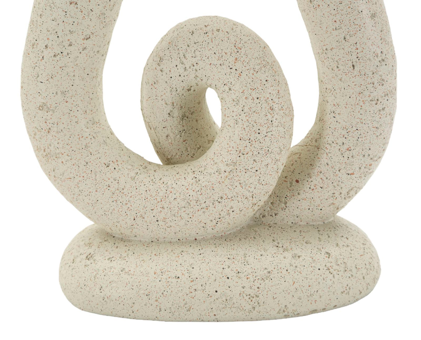 Kaarsenhouder Stons Crème 20x12x7 cm