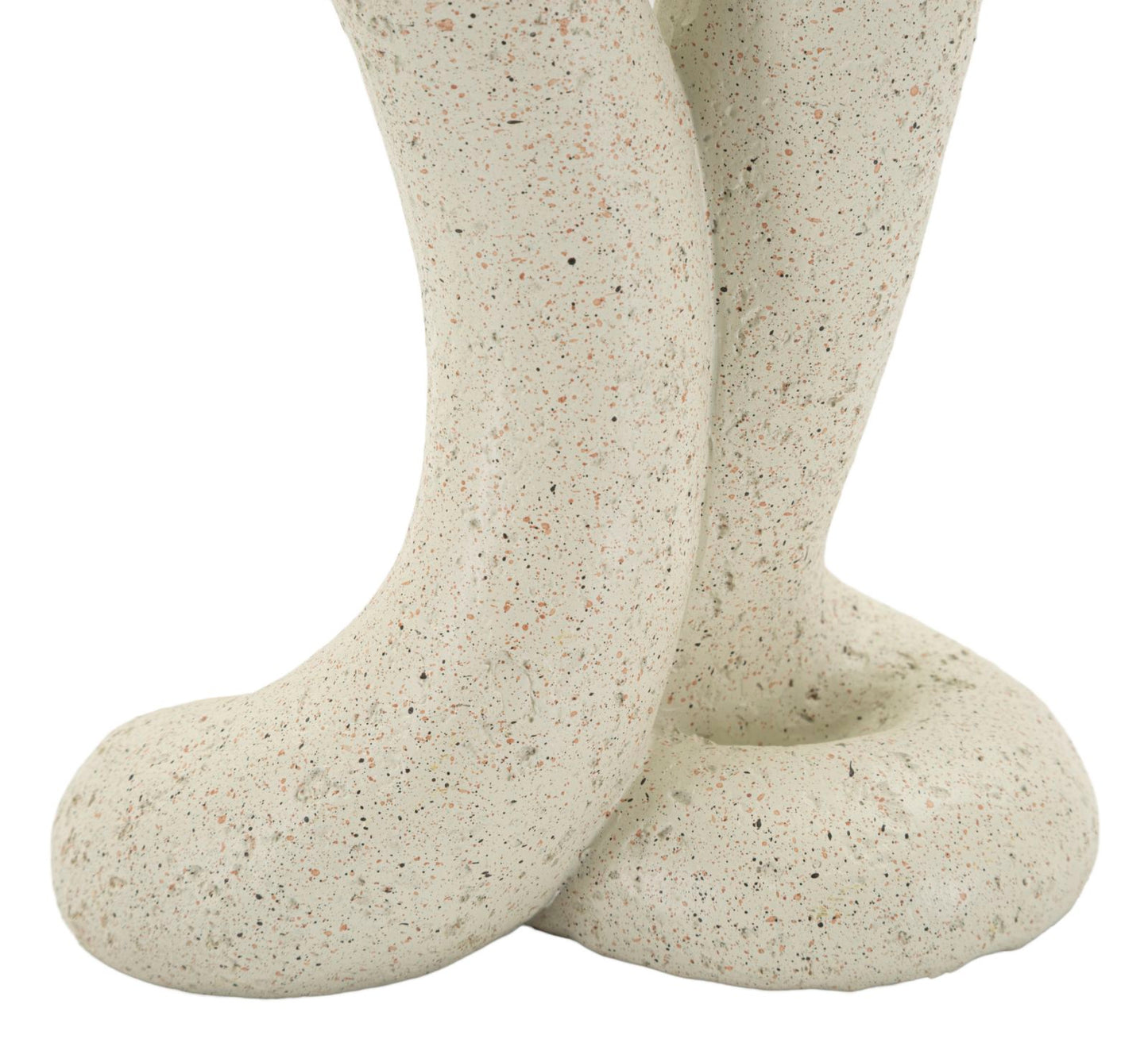 Kaarsenhouder Stones Crème 17.5x10x6.5 cm
