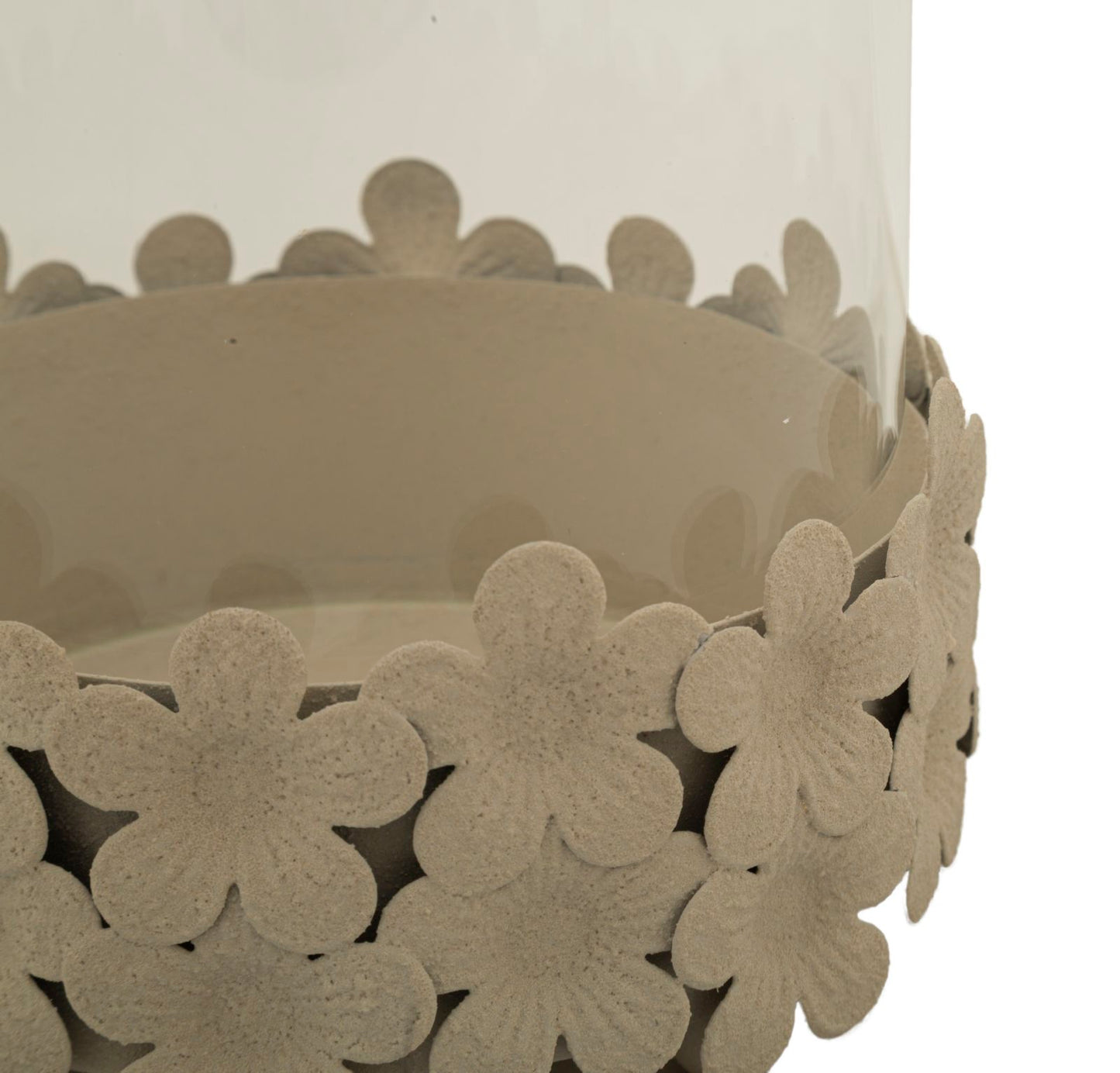 Kaarsenhouder Dune Met Glas 21x14x14 cm