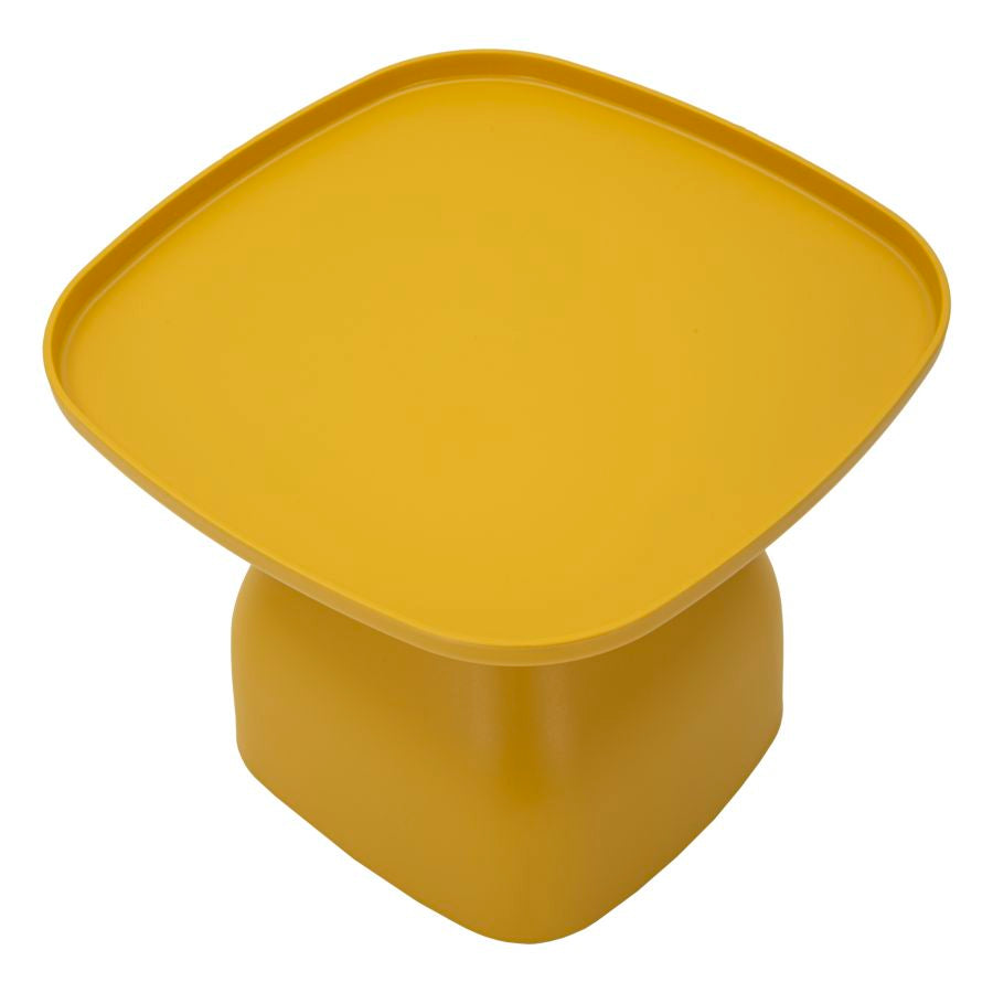 Gea Bijzettafel Geel 38x48x48 cm