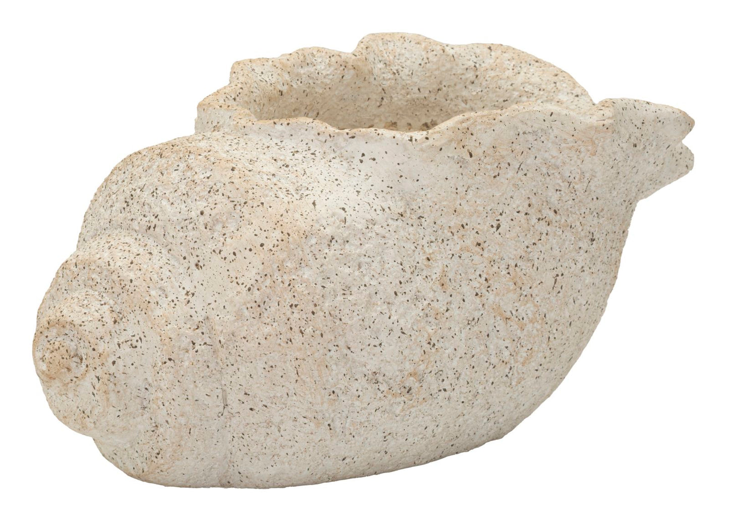 Shell Zandkleurige Vaas 18x35x23 cm