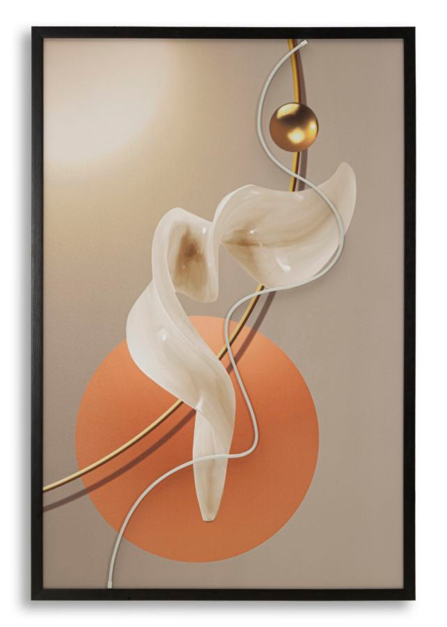 Canvas Schilderij Met LED Verlichting Abstract 120x80x4 cm