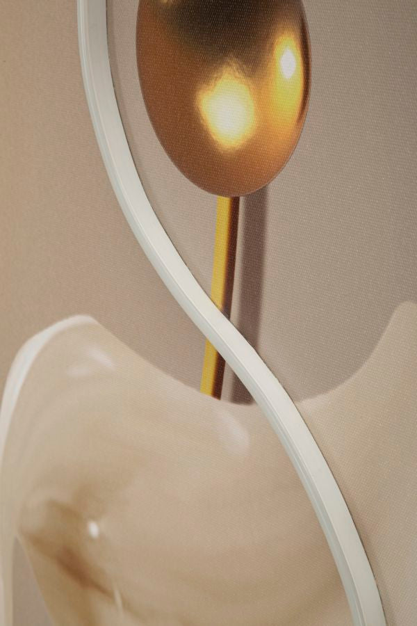 Canvas Schilderij Met LED Verlichting Abstract 120x80x4 cm