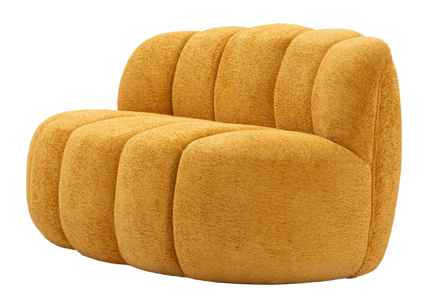 Ball 2 Seat Sofa Mosterdgeel 69x145x80 cm