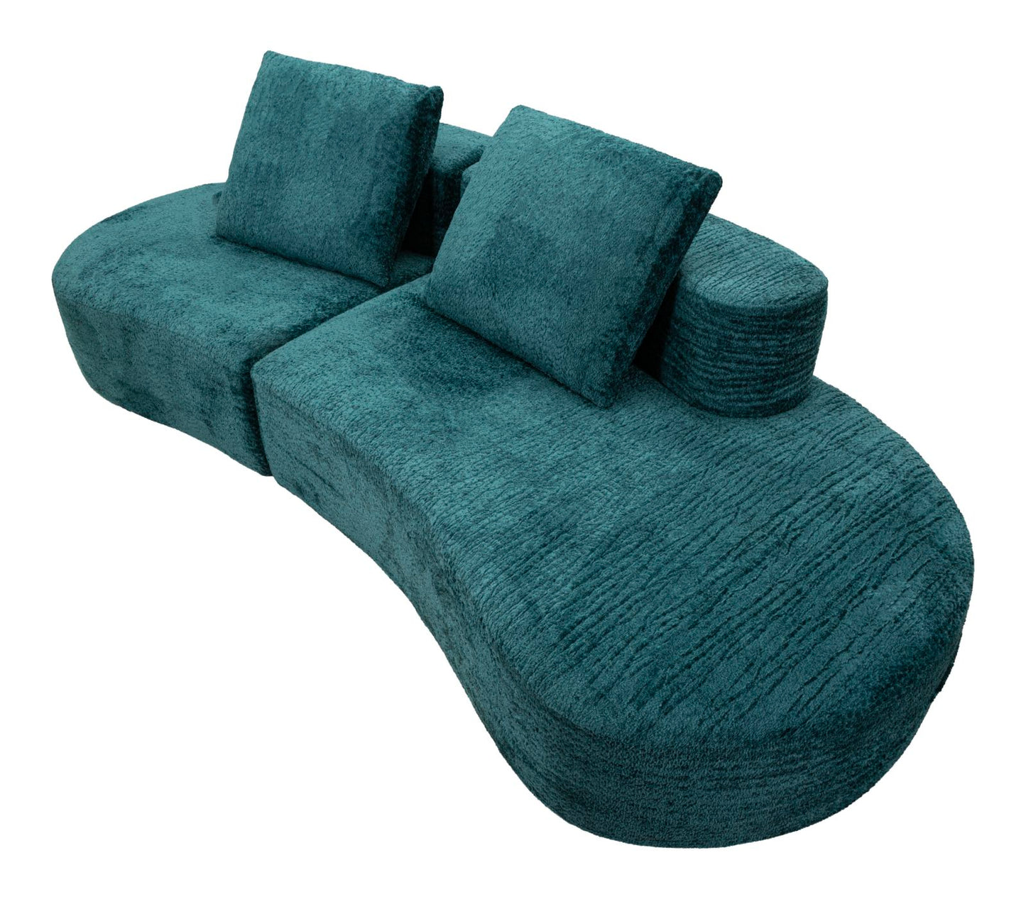 Island Bank Teal 78x238x92 cm