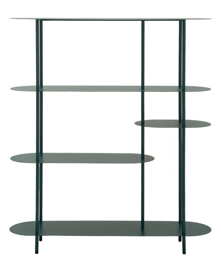 Saturn Boekenkast Dove Teal 139x118x31 cm