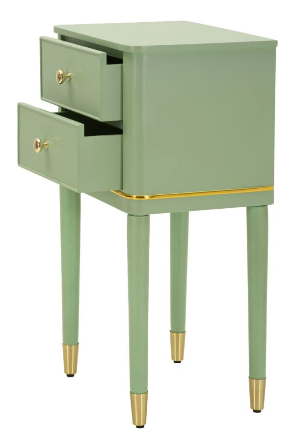 Camille Nachtkastje Groen 71x40x30 cm