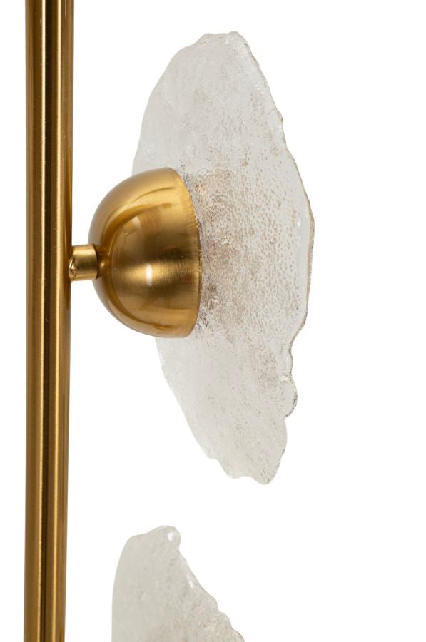Emily Verticale Plafondlamp Transparant Glas 110x15x16 cm