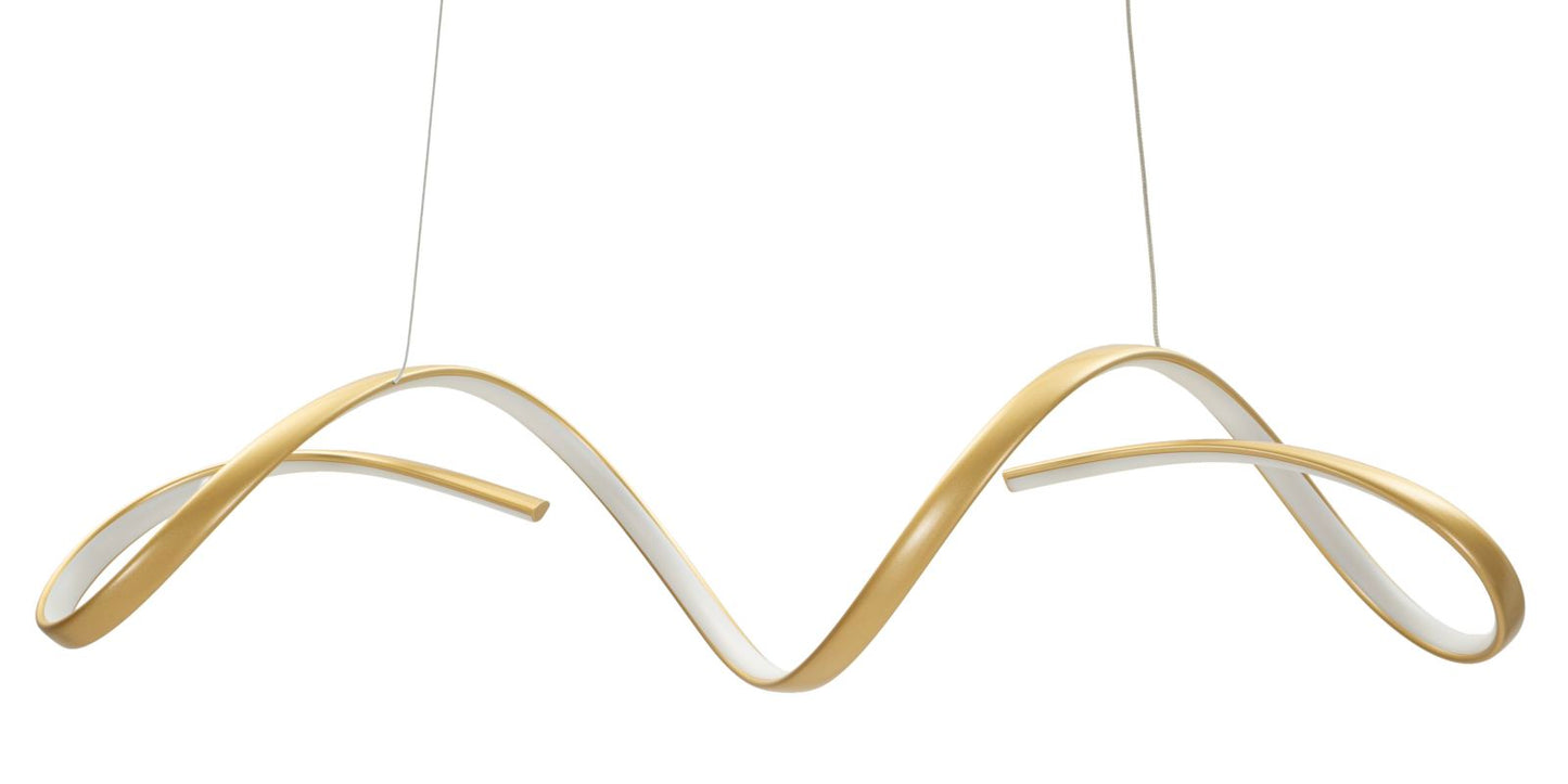 UTER LED Plafondlamp Goud 120x80x20 cm