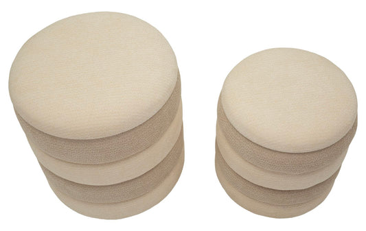 Set Van 2 Poefs Scandinavisch Design