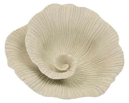 Decoratieve Bloemvormige Schaal Sand 29.5x34x13 cm