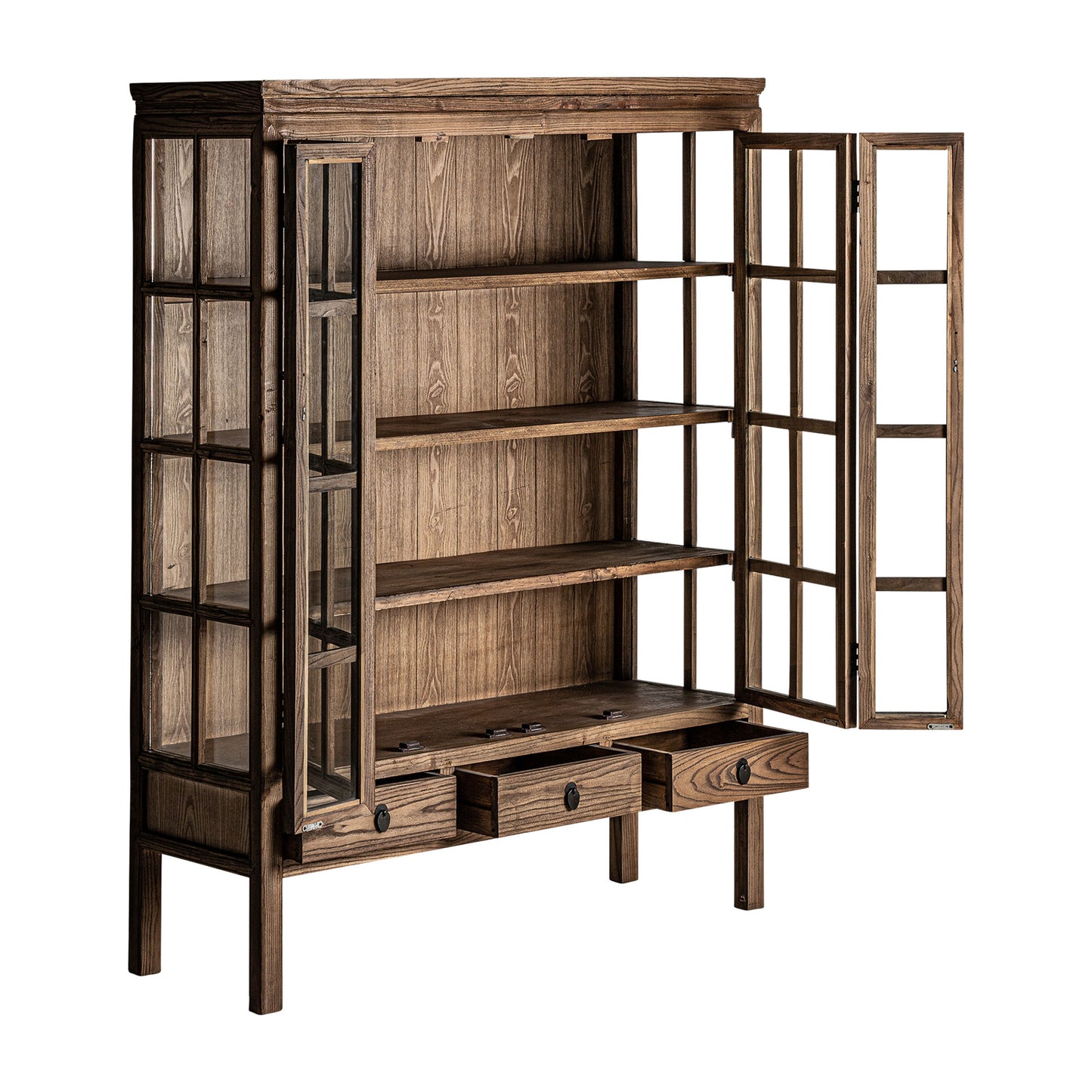 Tartu Glazen Vitrinekast S.Tartu 130x45x175 cm