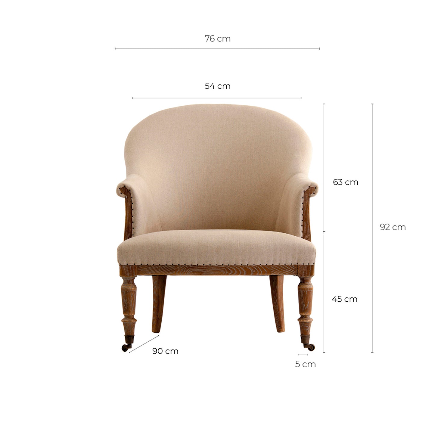 Ault Fauteuil 76x90x92 cm