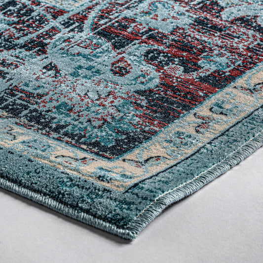 Suyay Vloerkleed Colonial S.Suyay Turquoise 230x160x1 cm
