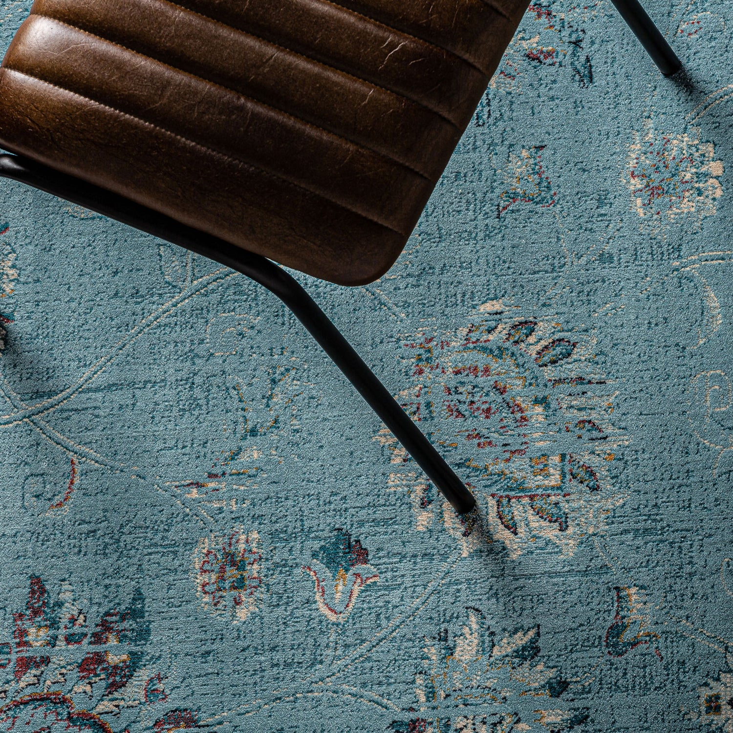 Suyay Vloerkleed Colonial S.Suyay Turquoise 230x160x1 cm