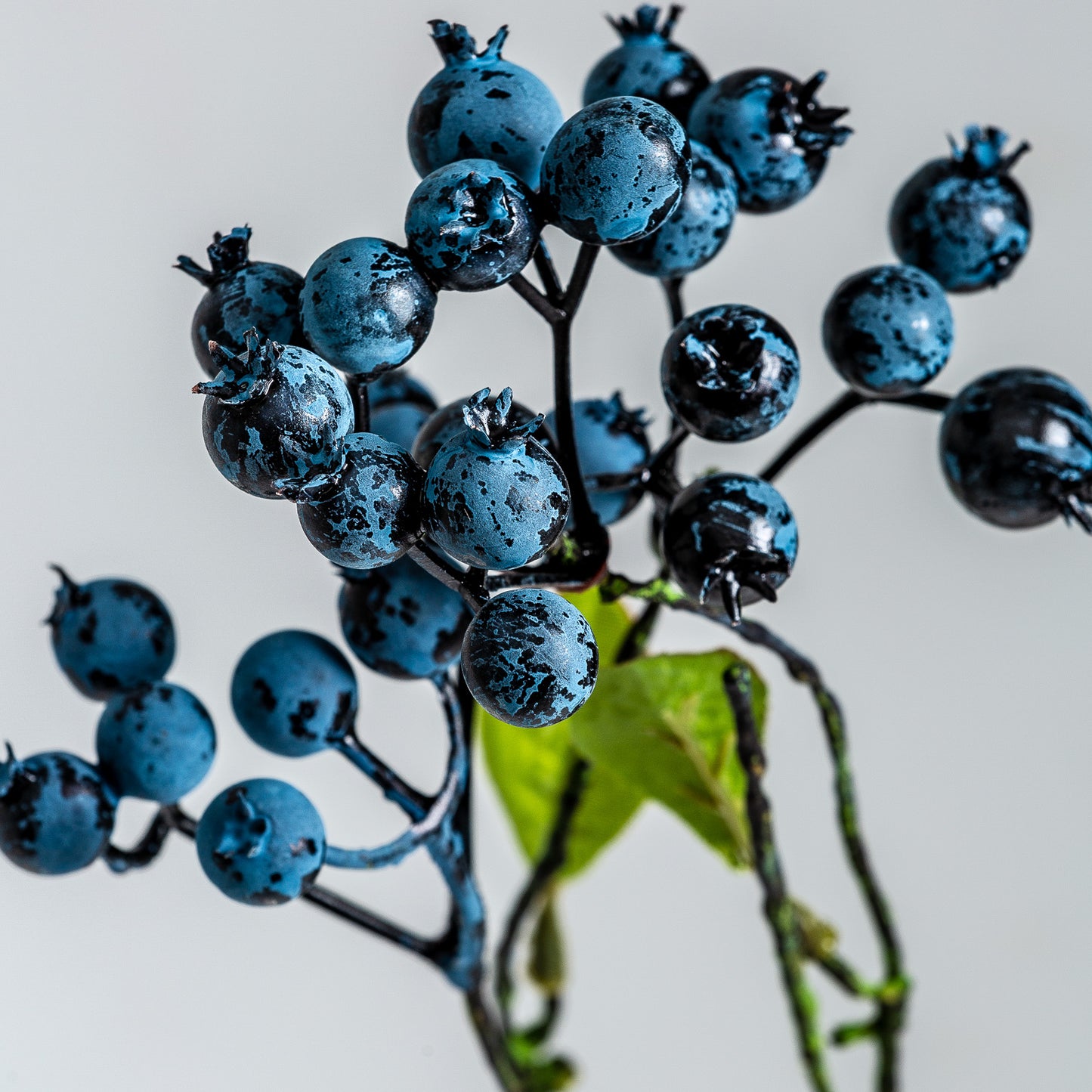 Blauwe Klassieke Decoratieve Plant 0x0x45 cm