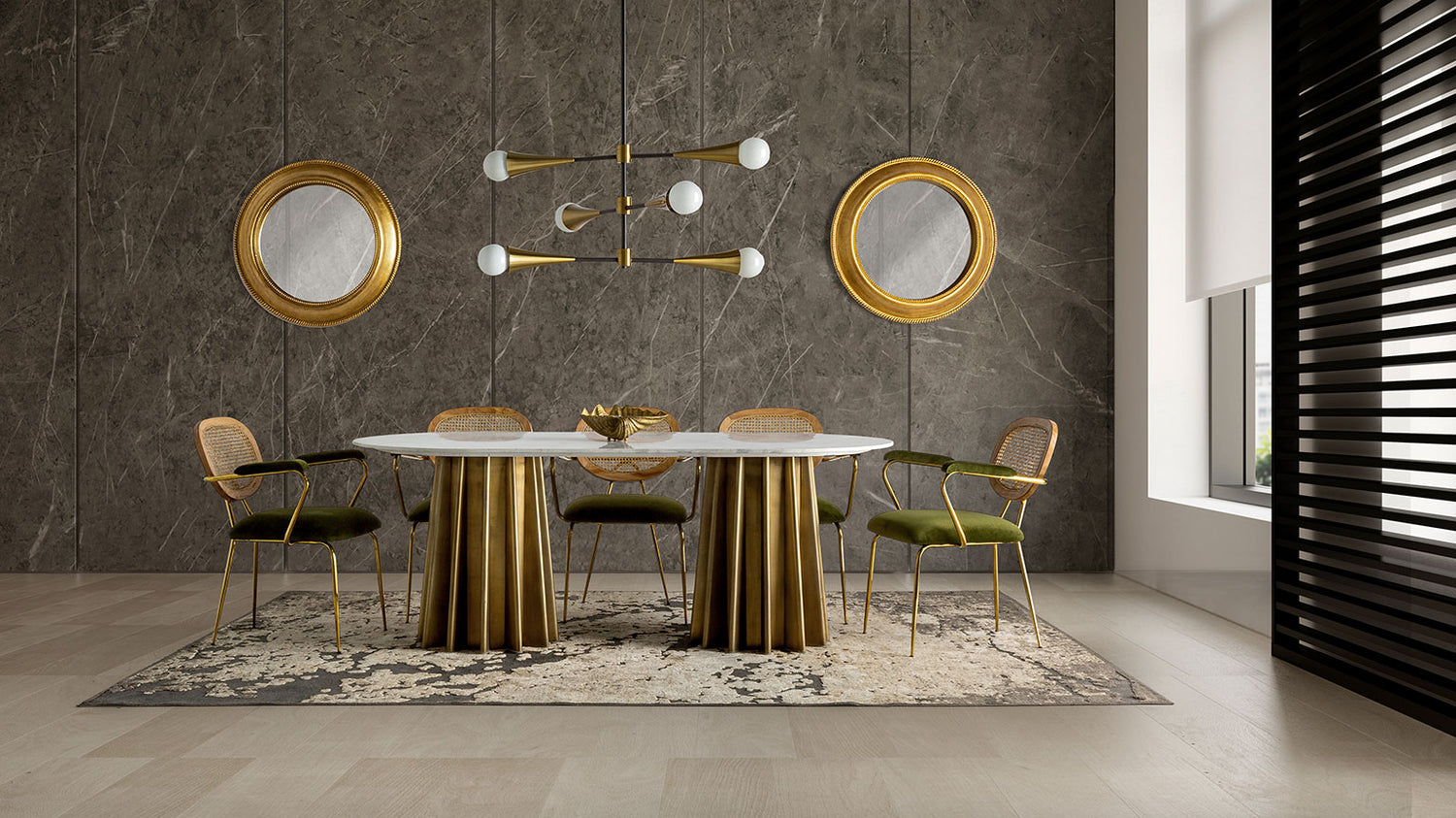 Lezey Eettafel S.Lezey Art Deco 200x100x76 cm