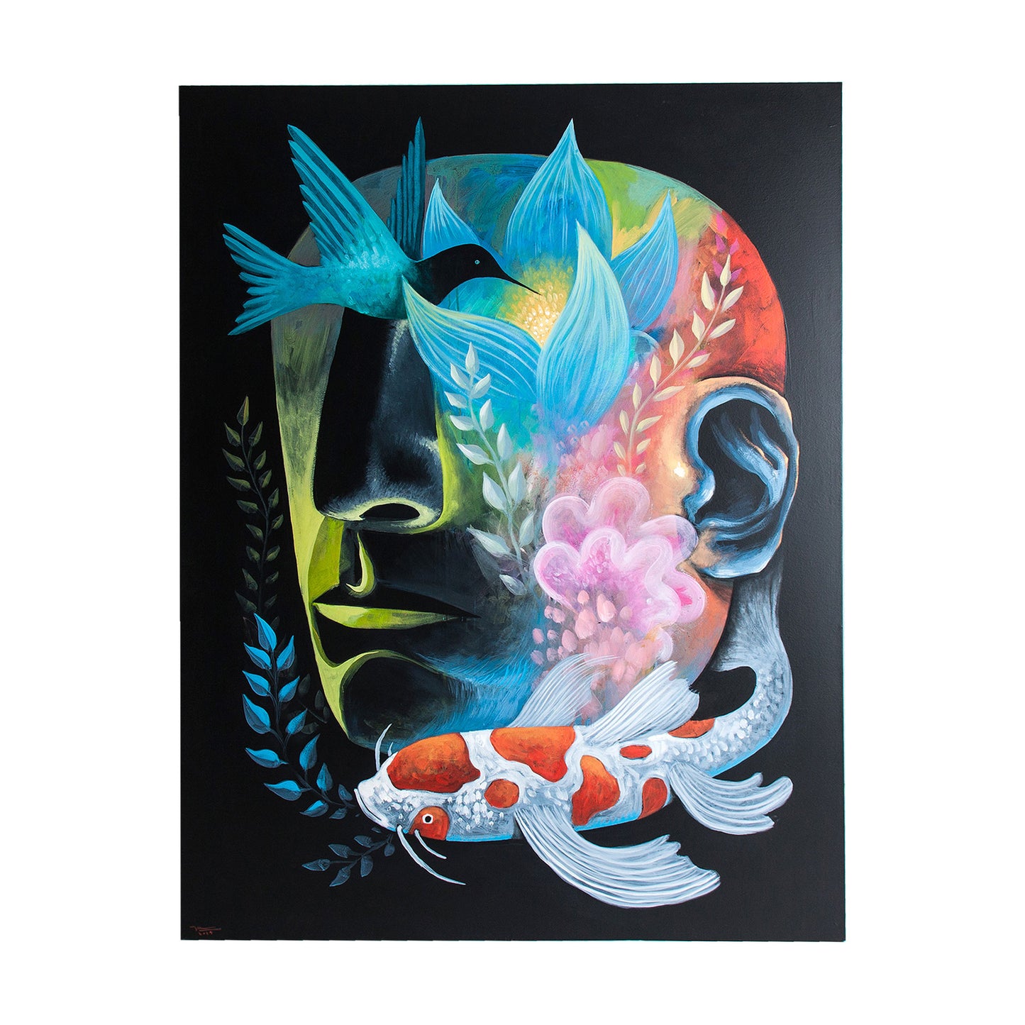 Nael Canvas 140x4x180 cm