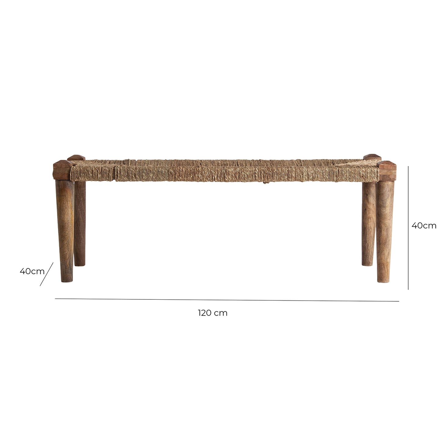 Tassarolo Vintage Bank 120x41x41 cm