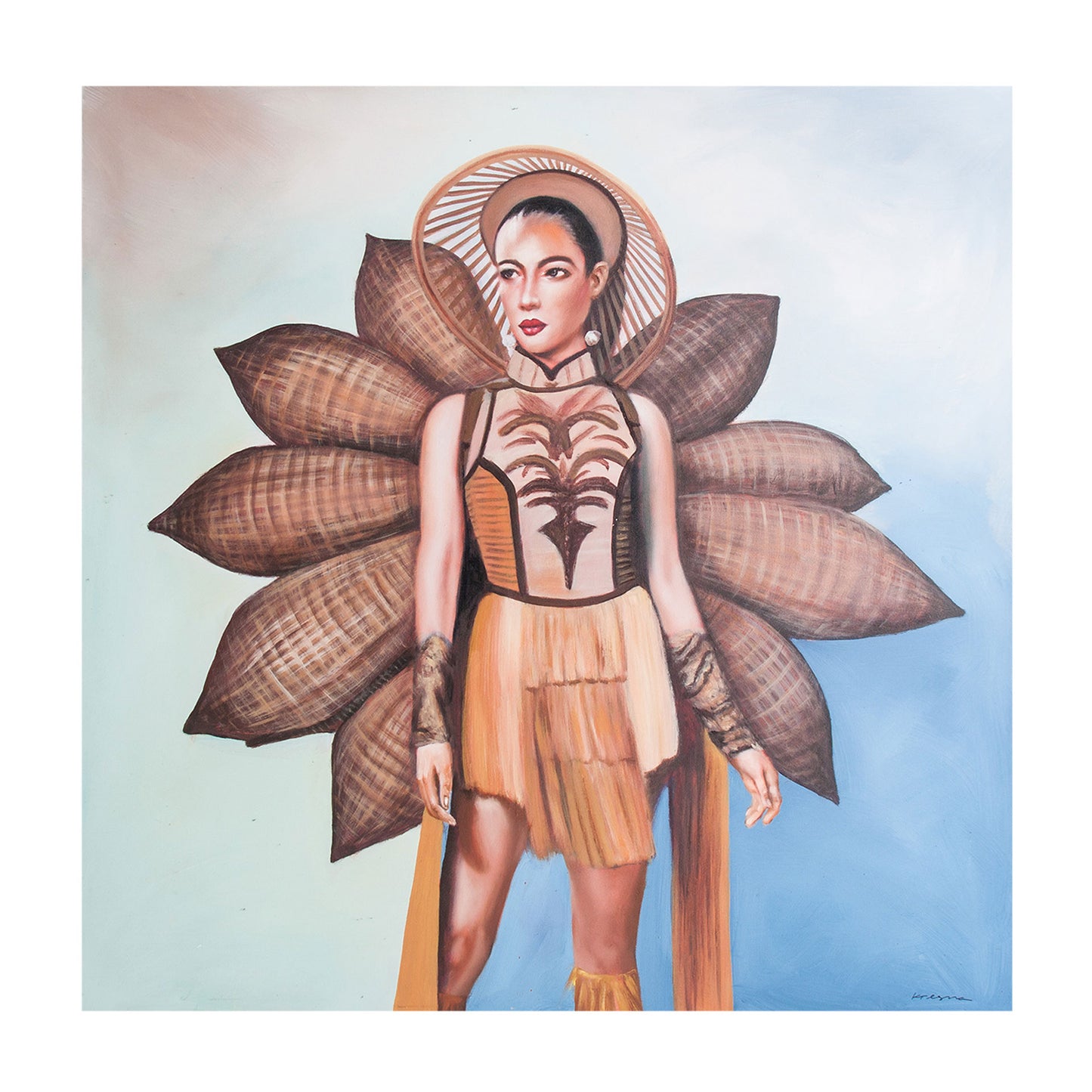 Olivia Canvas 140x4x140 cm