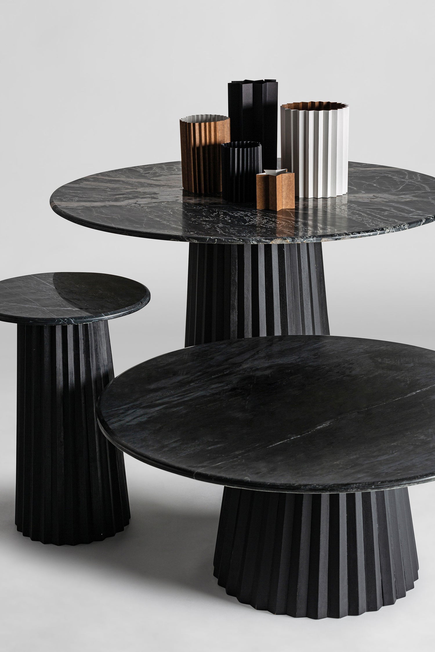 Plissé Wood Eettafel S.Plissé Wood 122x122x77 cm