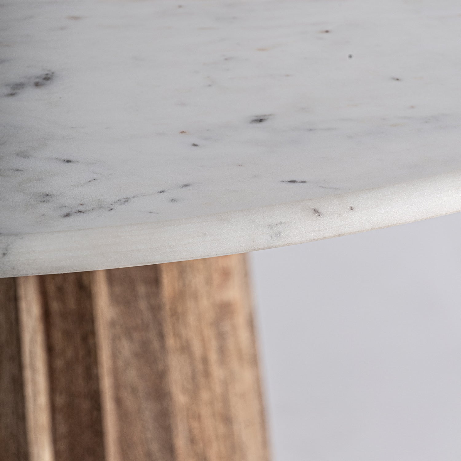 Plissé Wood Eettafel 121x121x76 cm