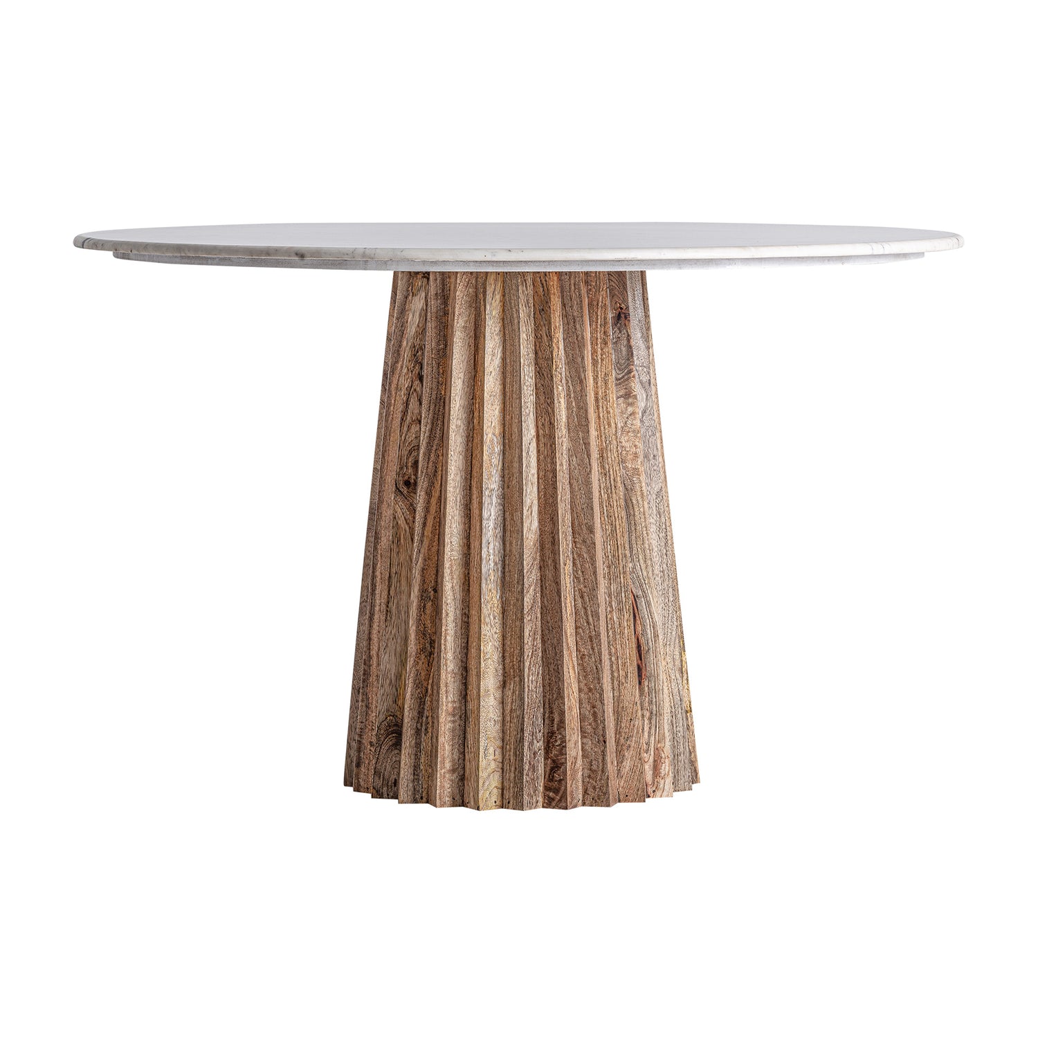 Plissé Wood Eettafel 121x121x76 cm