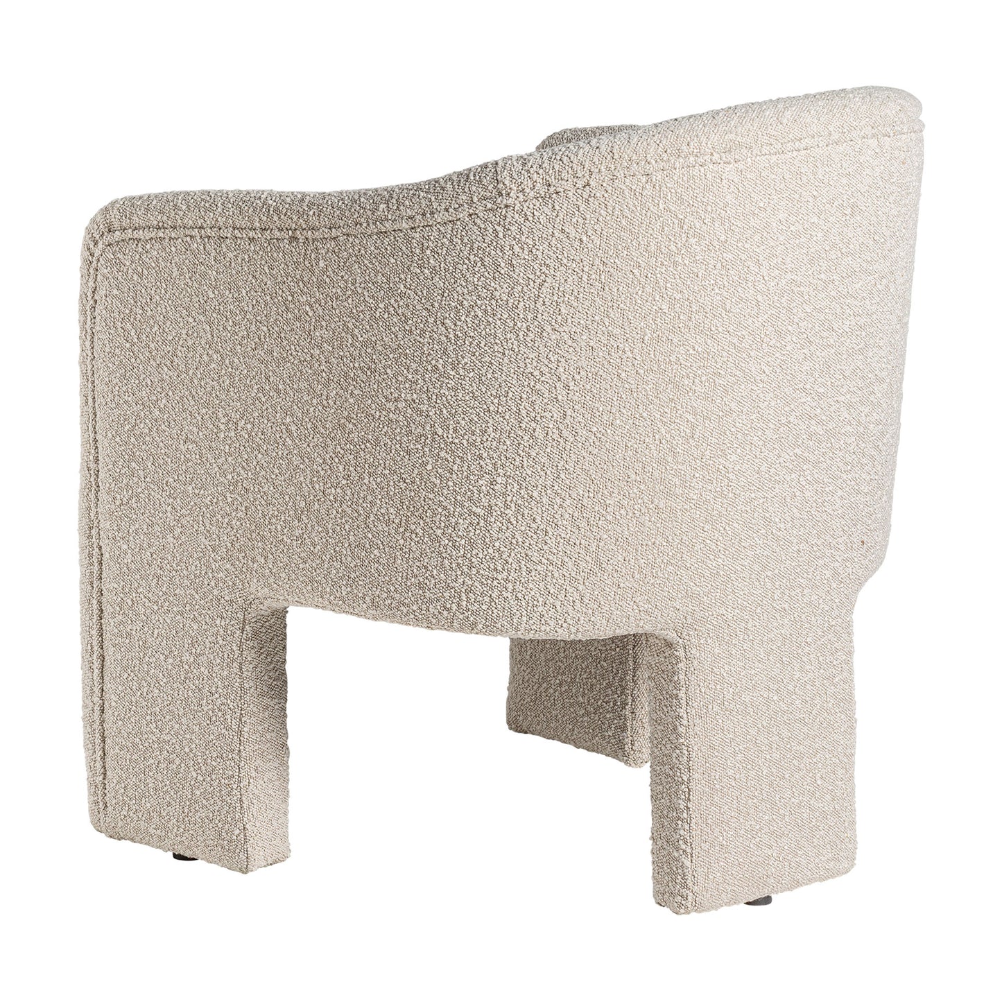 PRATI Bouclé Fauteuil 68x66x77 cm