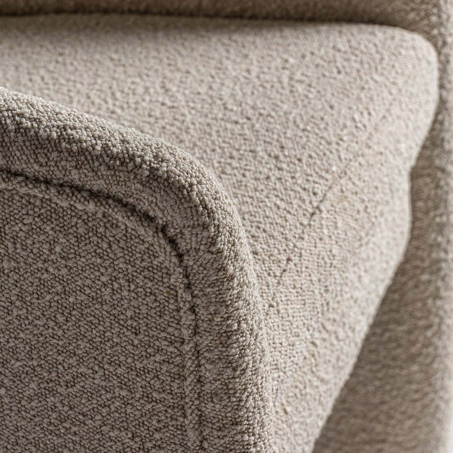PRATI Bouclé Fauteuil 68x66x77 cm