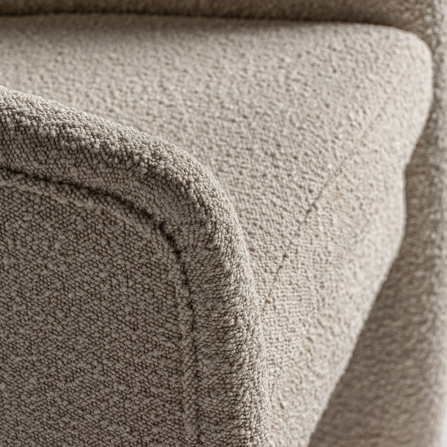 PRATI Bouclé Fauteuil 68x66x77 cm