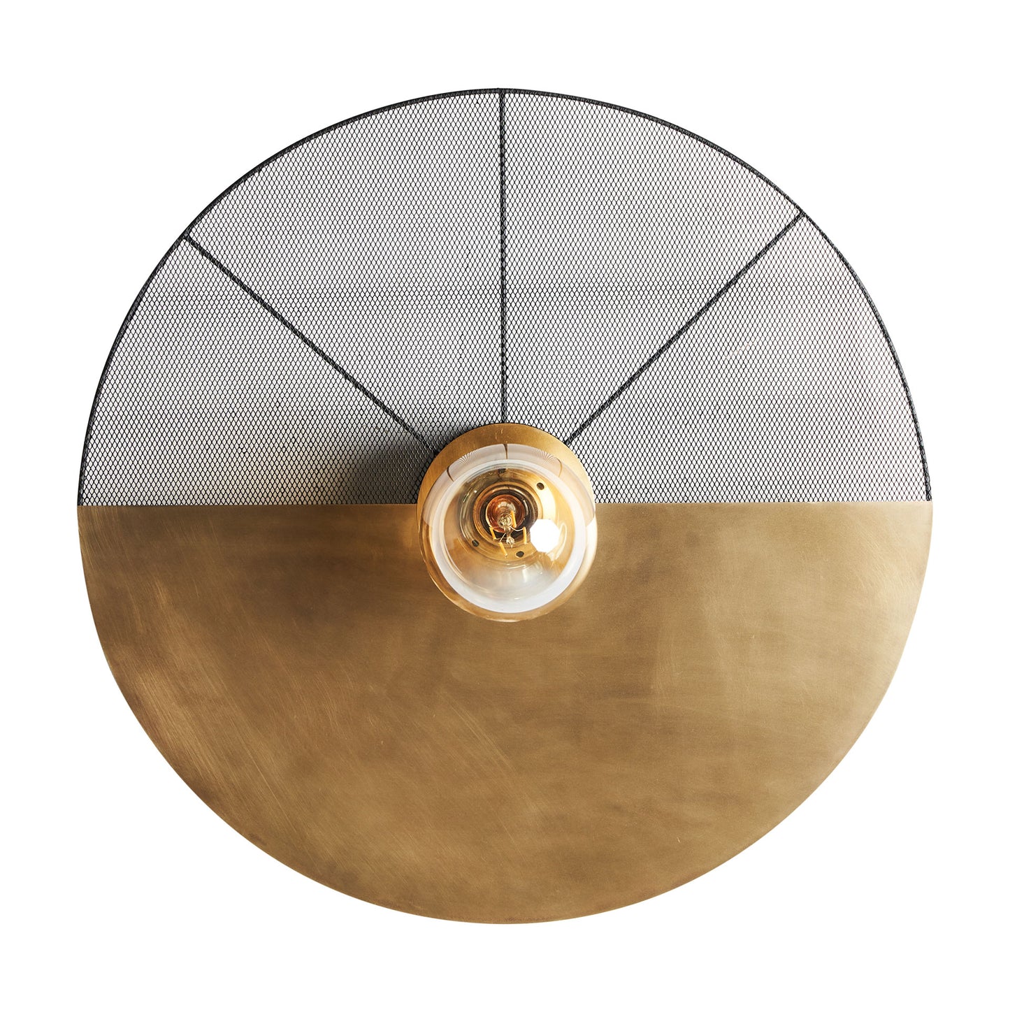 Hell Wandlamp Art Deco 61x9x61 cm