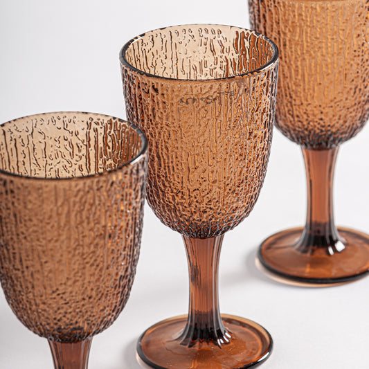 Shama Wijnglas Set van 3 8x8x17 cm