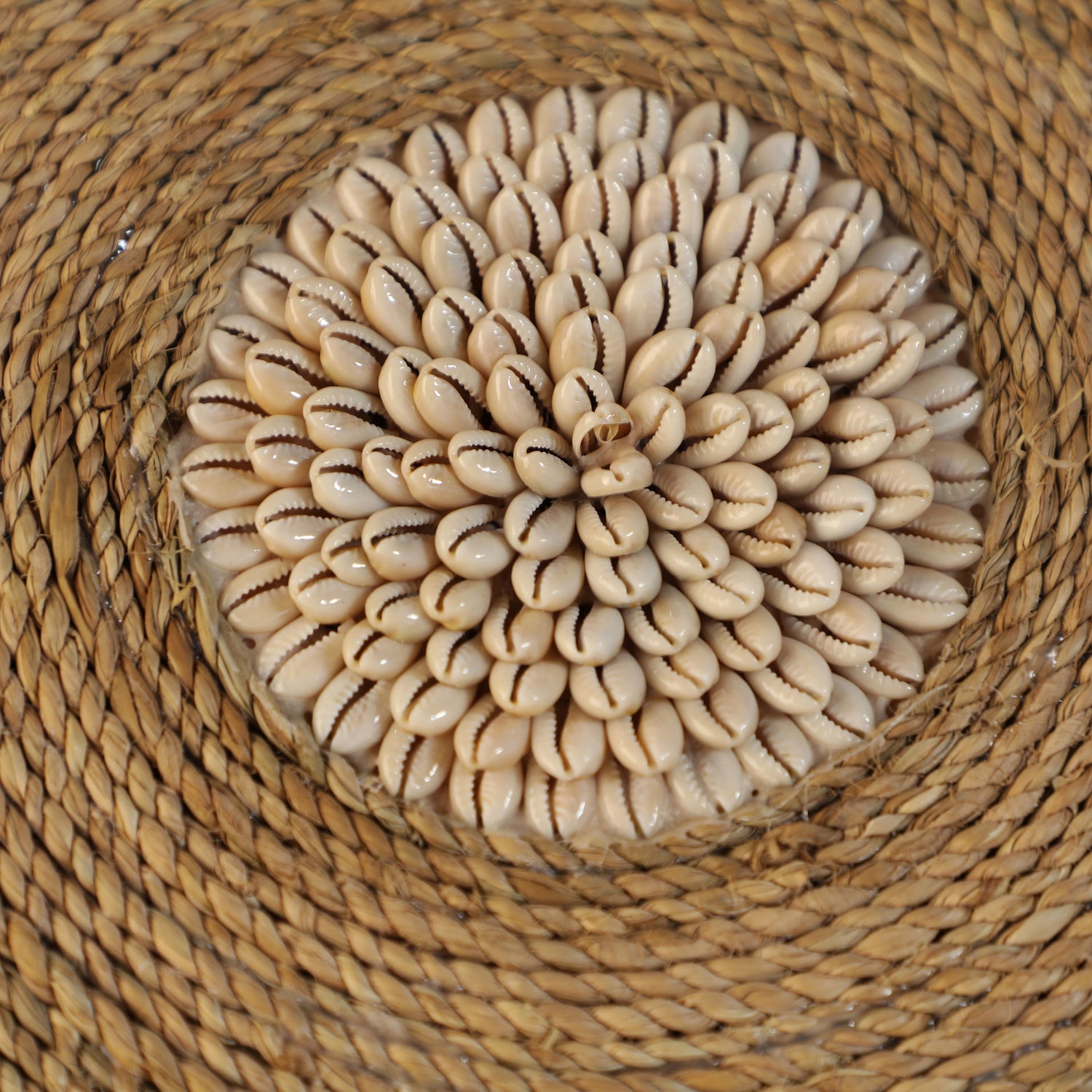 Wandpaneel Raffia Zwart 70x2x70 cm