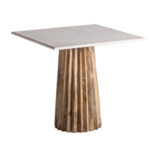 Plissé Wood Bartafel 80x80x77 cm