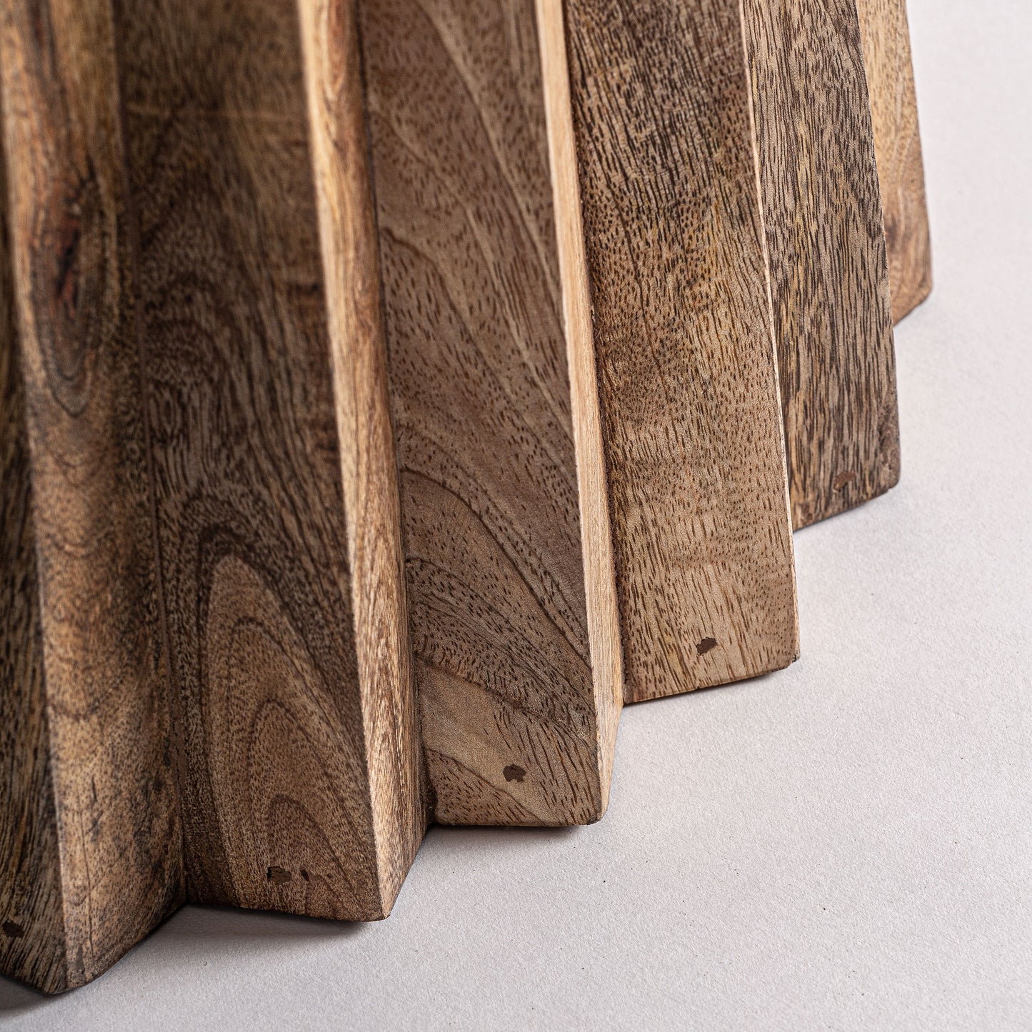 Plissé Wood Bartafel 80x80x77 cm