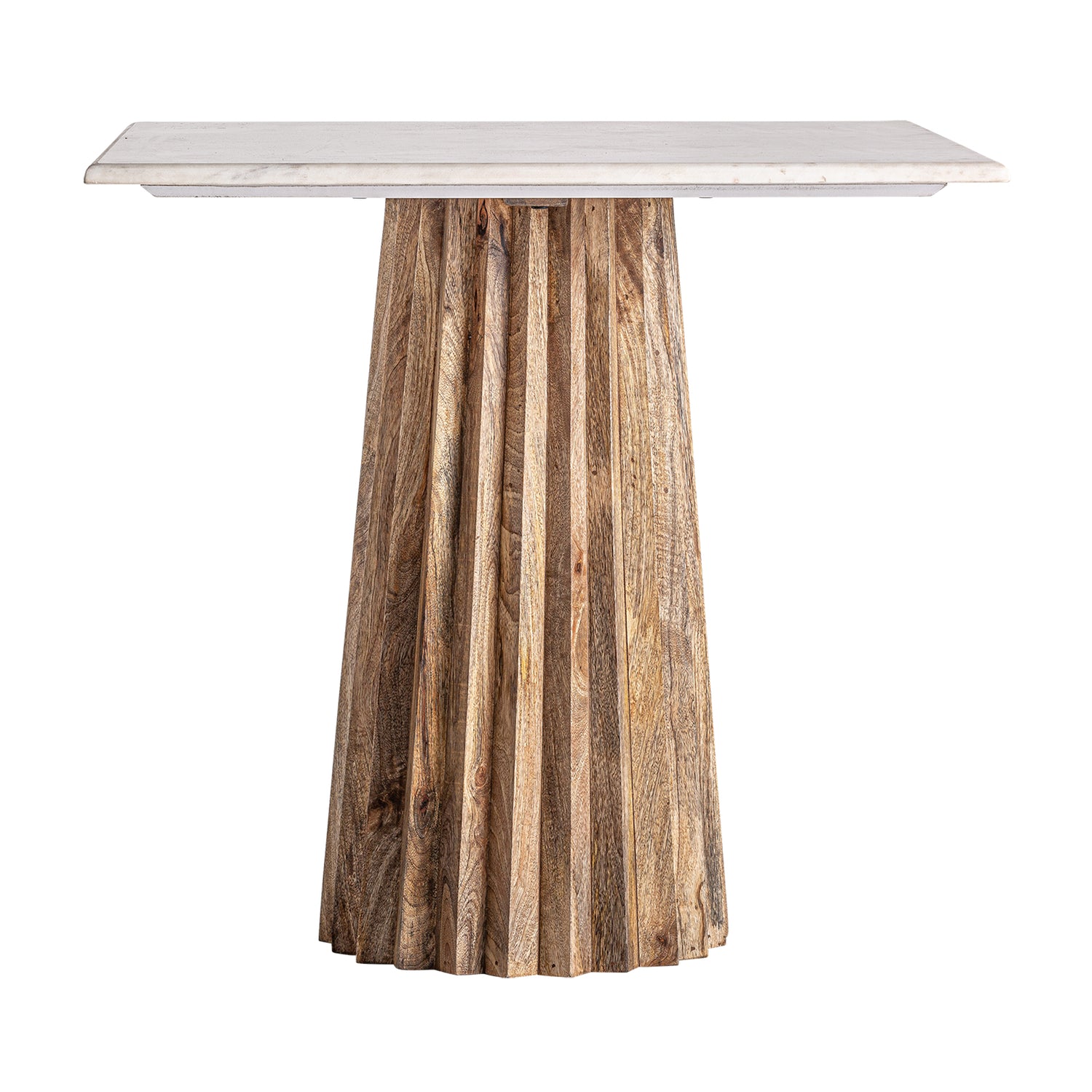Plissé Wood Bartafel 80x80x77 cm