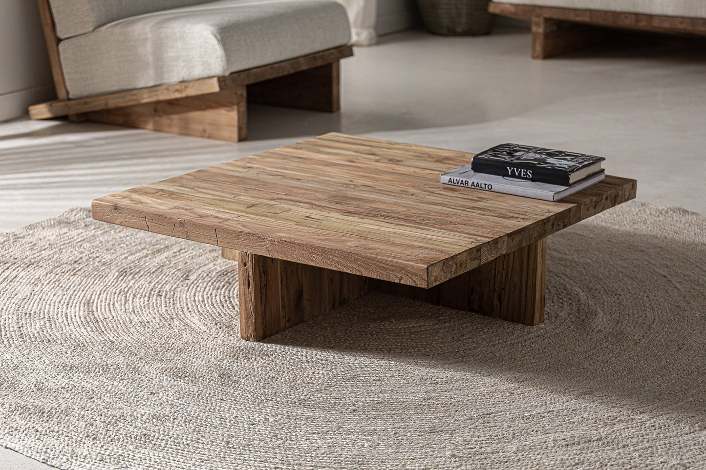 Pure Salontafel S.Pure Colonial 100x100x27 cm