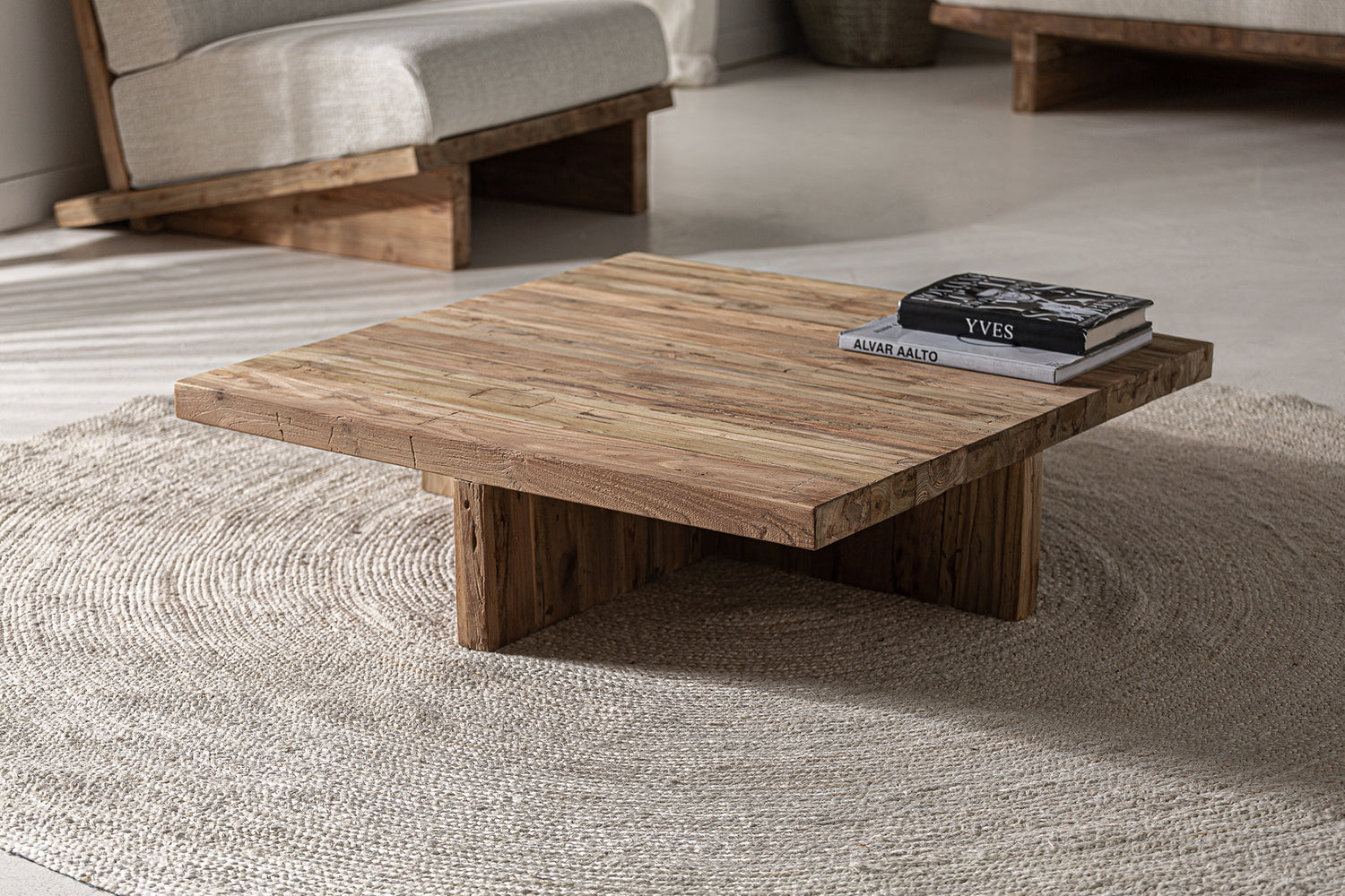 Pure Salontafel S.Pure Colonial 100x100x27 cm