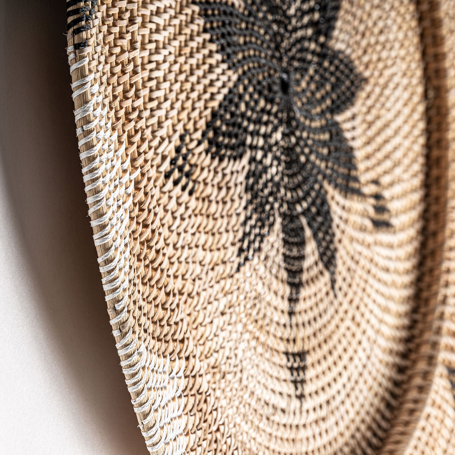 Decoratief Rattanpaneel Boho 70x70x6 cm