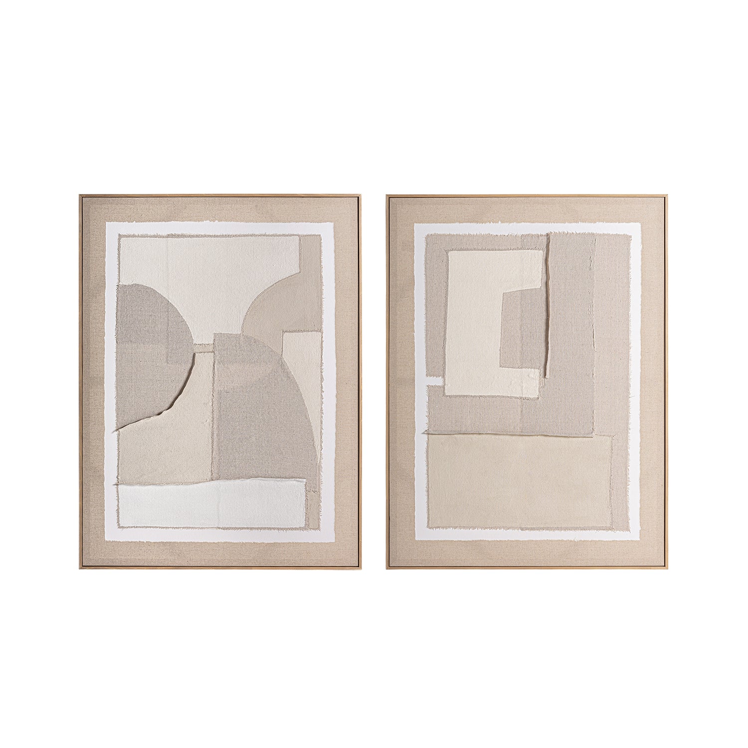 Daray Wandkunst Set van 2 90x5x120 cm