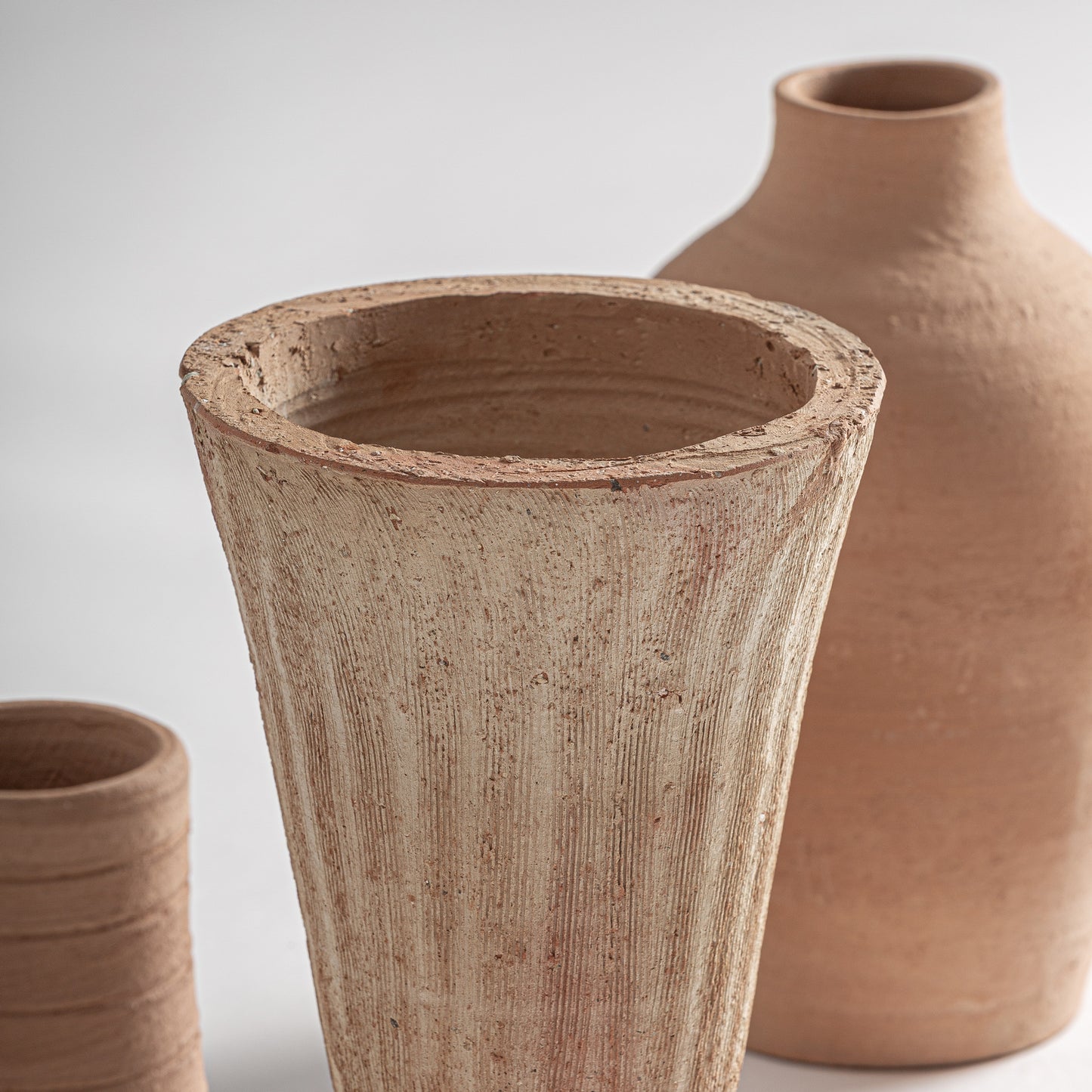 Iasy Vaas Set van 3 Stuks 14x14x25 cm